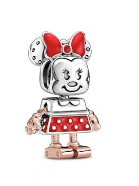 Pandora Red Bow Minnie Mouse Enamel Charm